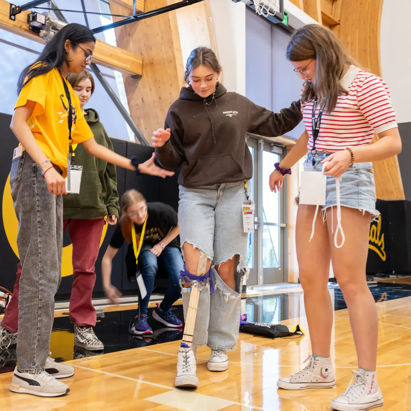 University of Idaho College of Engineering, Women in Engineering (WIE) Day at the Idaho Central Credit Union Arena.