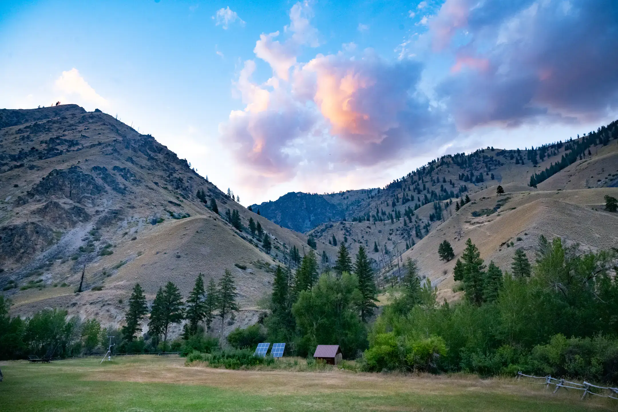 Taylor Wilderness Research Station in the Frank Church Wilderness of No Return.