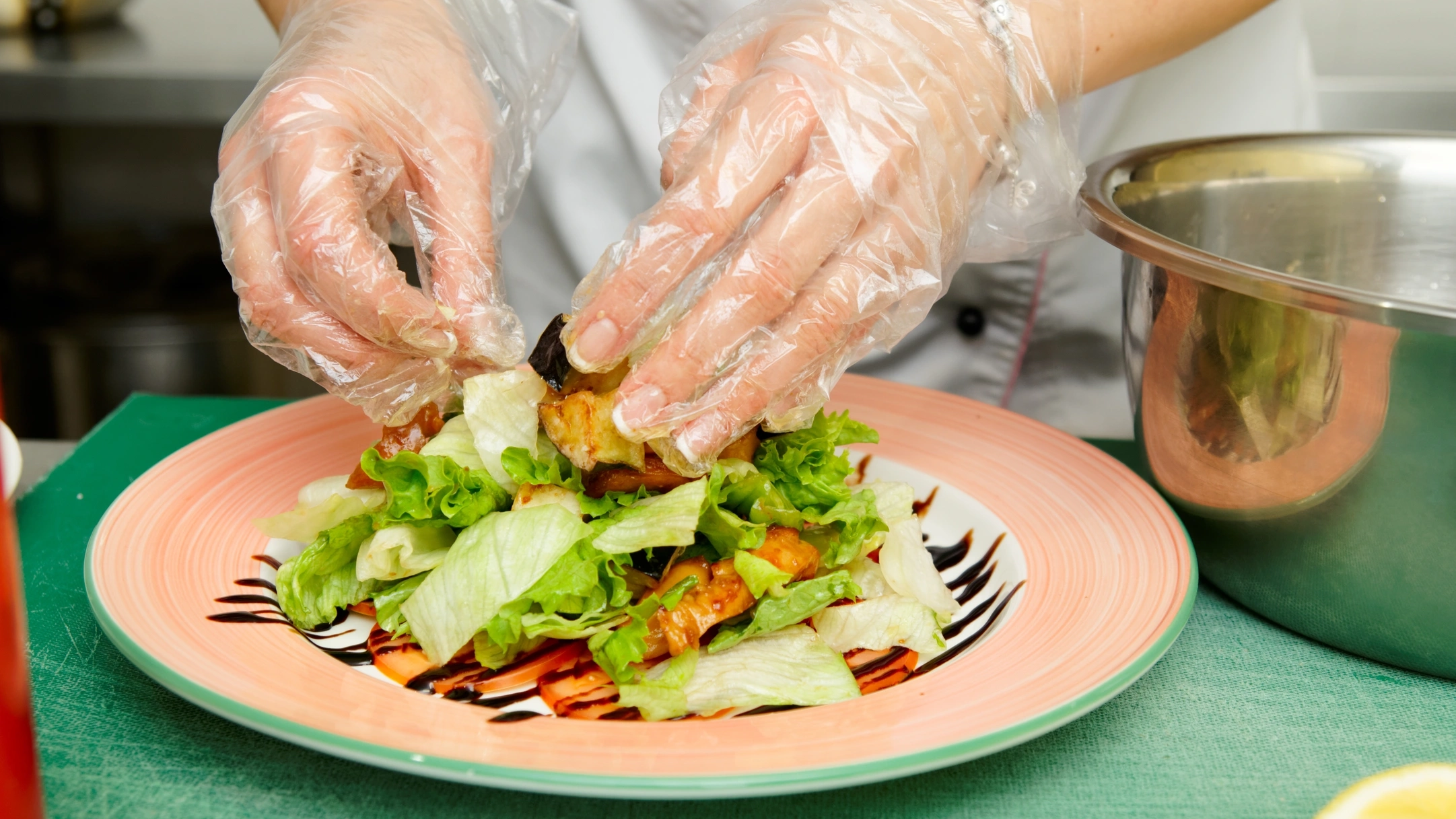 Chef is cooking appetizer at commercial kitchenHealth and Wellbeing priority extension topic
