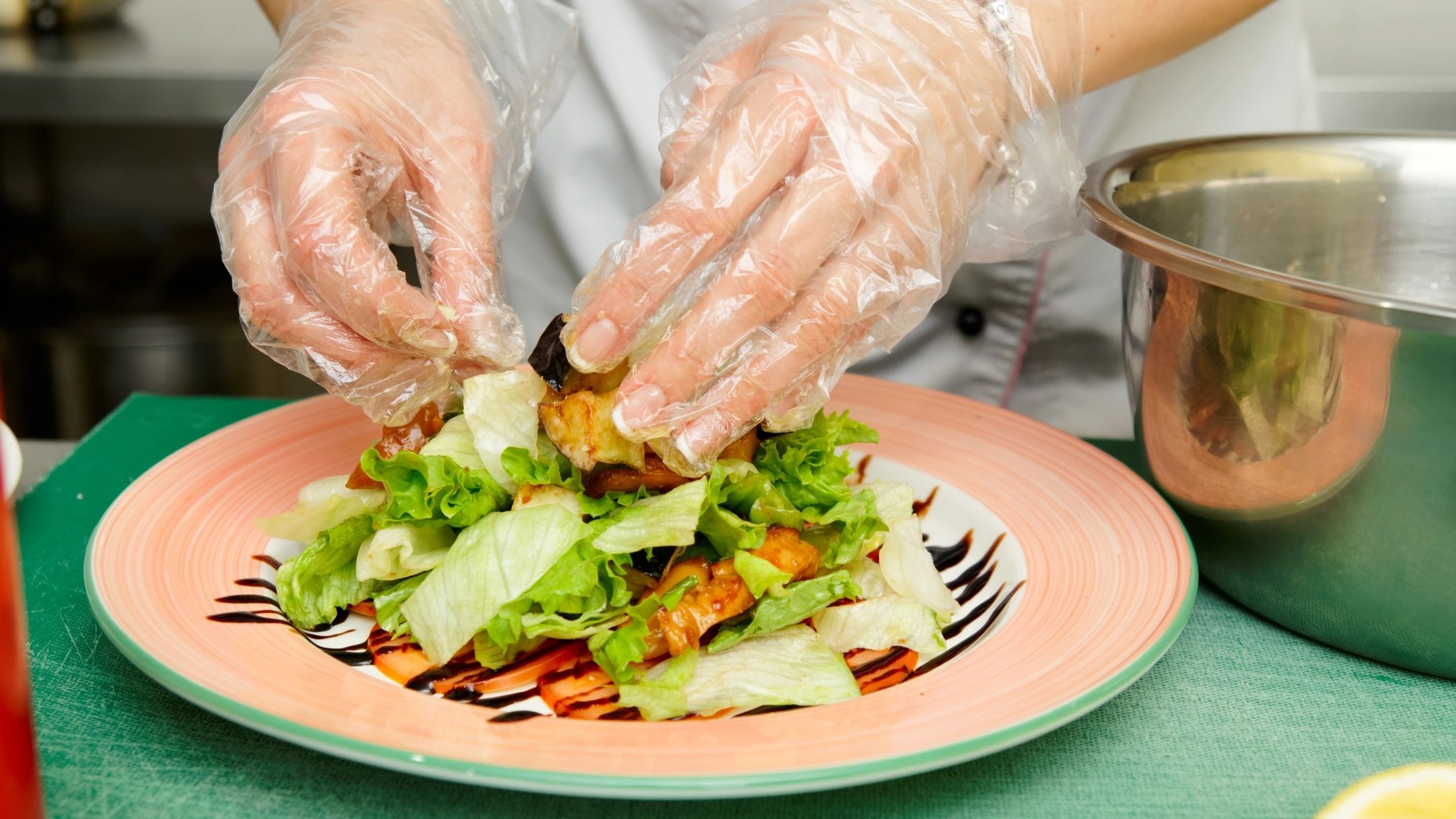 Chef is cooking appetizer at commercial kitchenHealth and Wellbeing priority extension topic