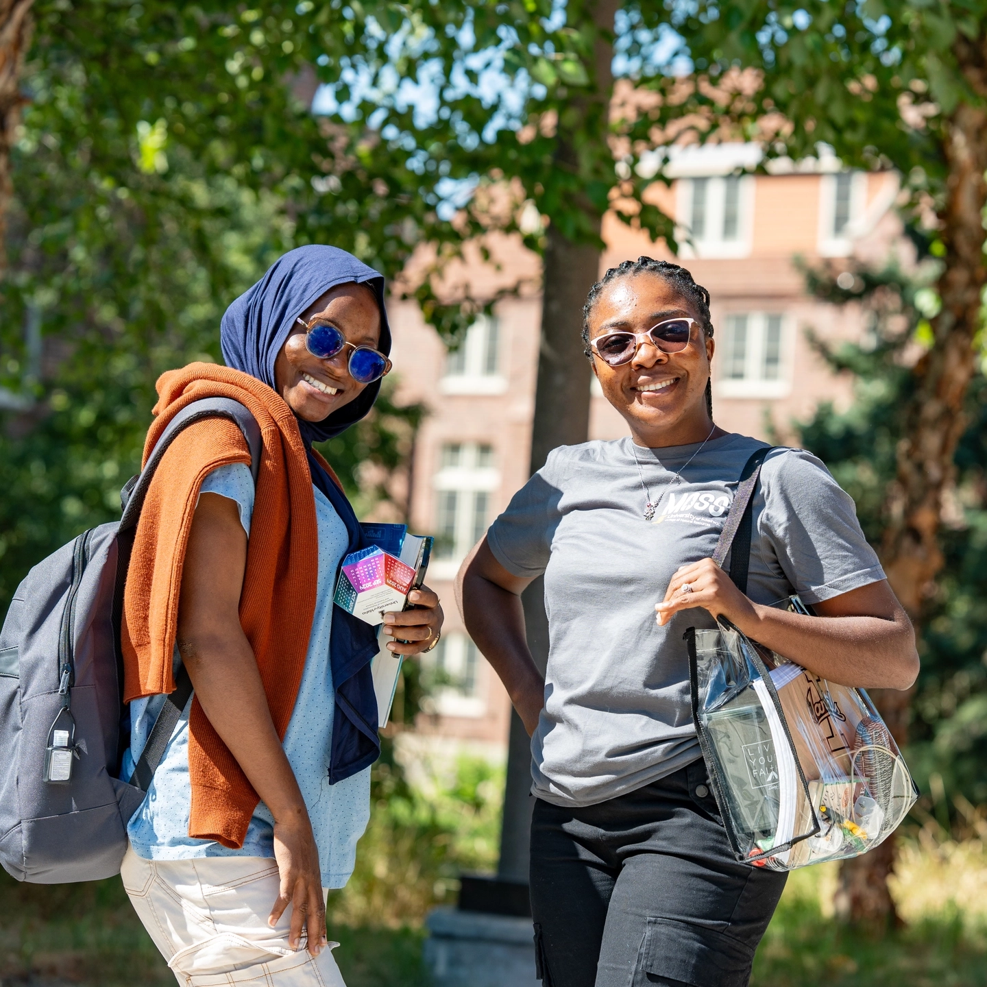 Photos of students and campus scenes on Monday, August 19, 2024 during the first day of classes for the fall semester.