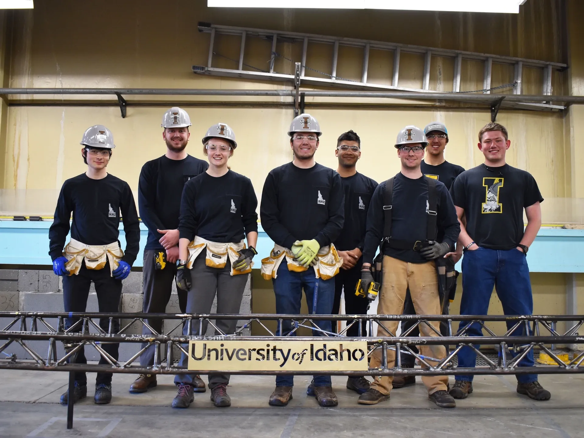 Civil and Environmental Engineering team pose for photo