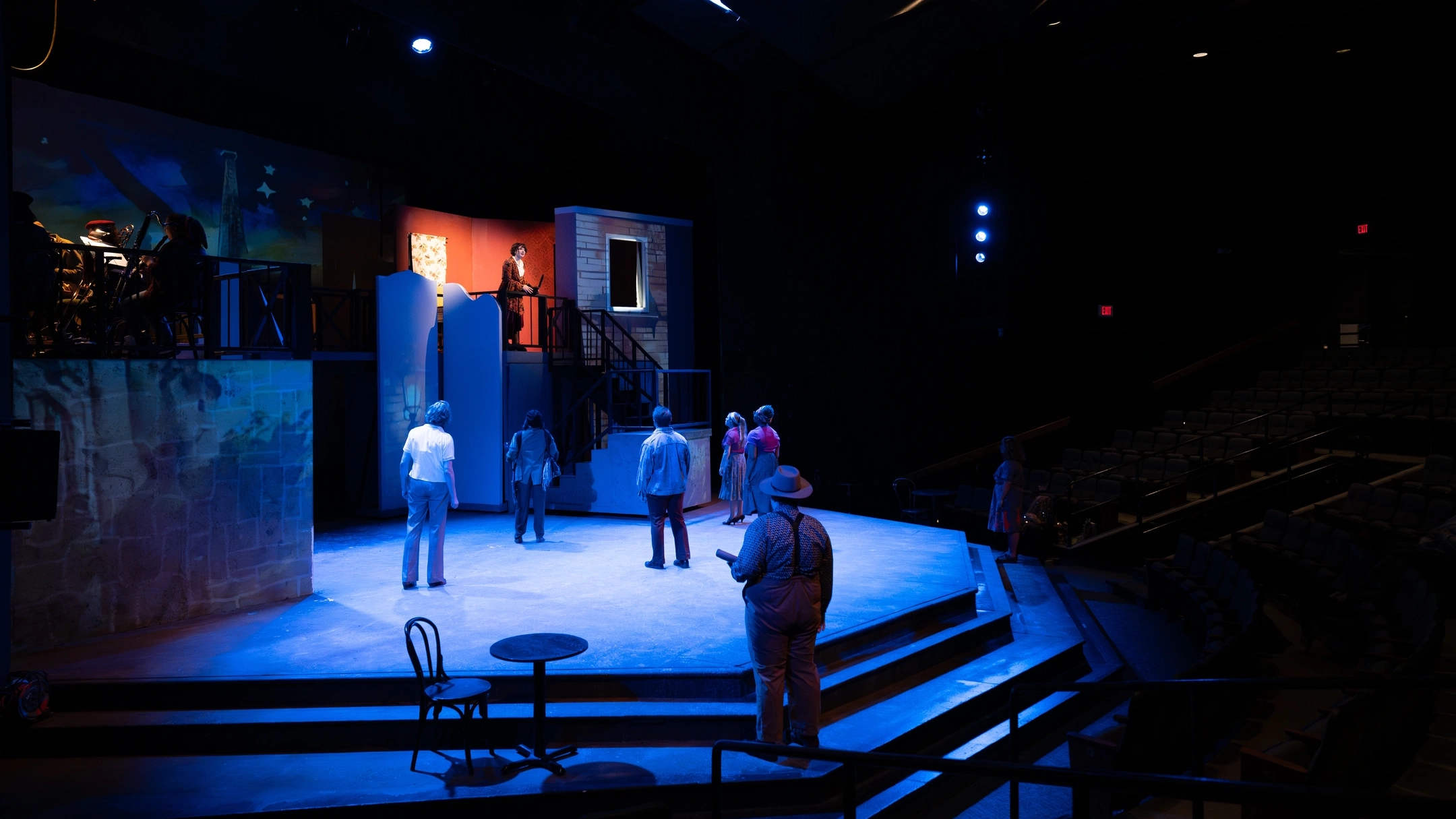 Theater arts performance of Amelie, an enchanting and captivating musical that explores themes of self-discovery, friendship and the transformative power of dreams.