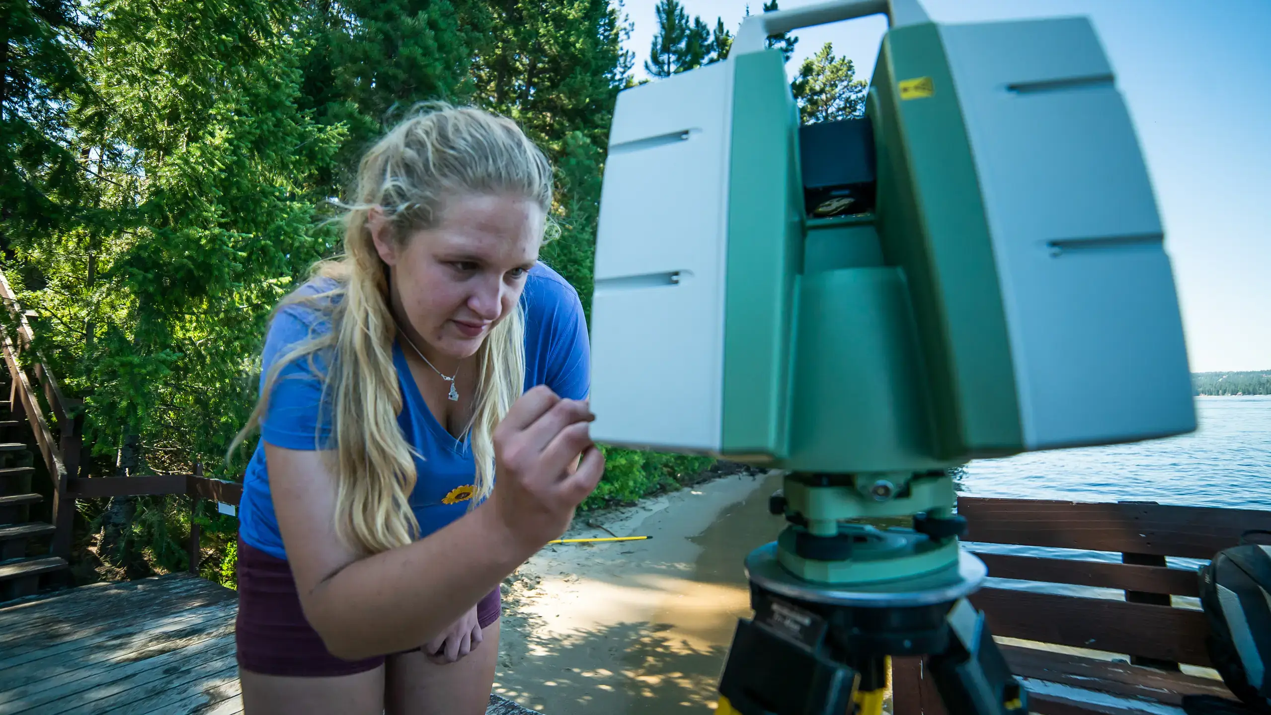 College of Natural Resources water study at McCall Outdoor Science School McCall Idaho