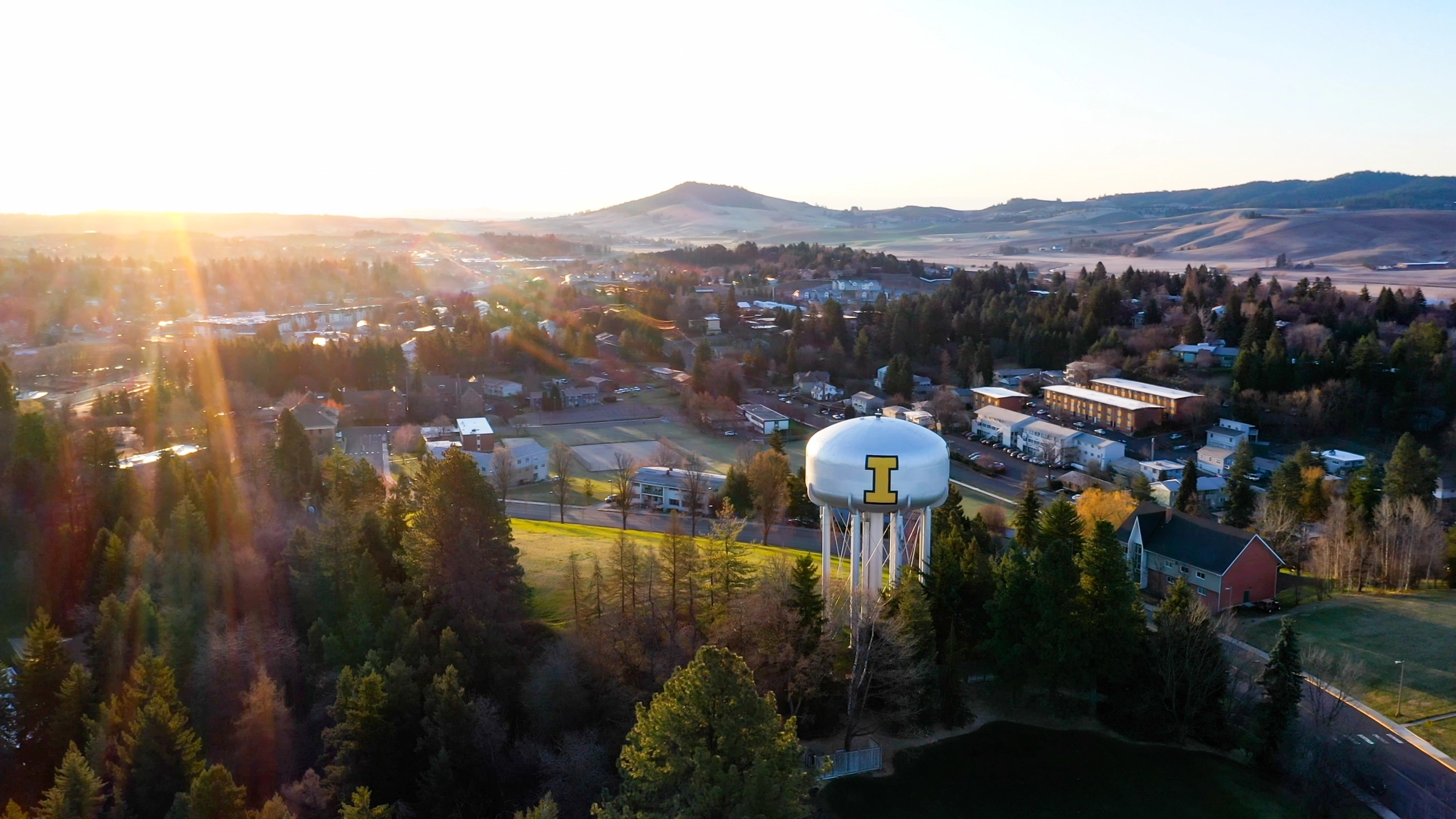 2020 Spring drone footage of campus