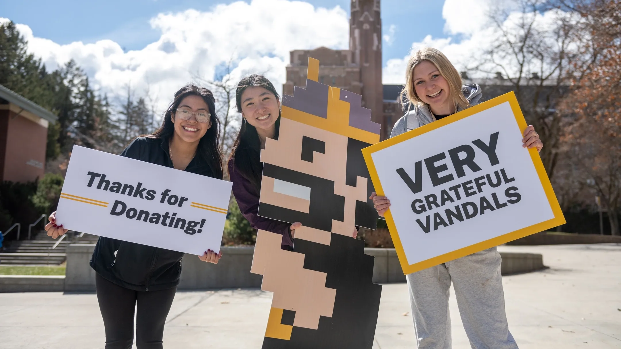 Vandal Giving Day 2023 Thank-a-Thon Real Time media.