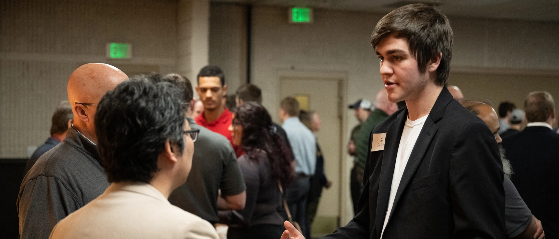 University of Idaho College of Business and Economics Idaho Entrepreneurs pitch event. Current students pitch their unique products to investors while competing for cash prizes.