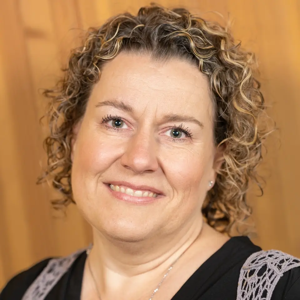 Division of Finance and Administration office Manager, Lydia Stucki.