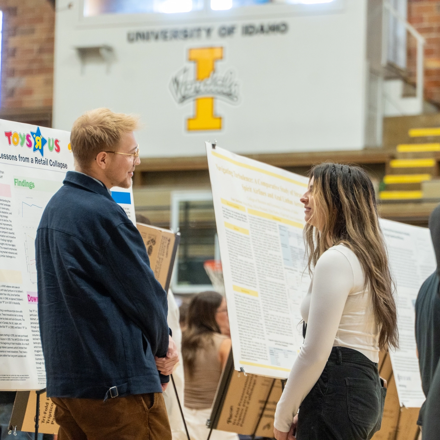 The 2025 Undergraduate Research Symposium is held in Memorial Gymnasium April 21, 2025.