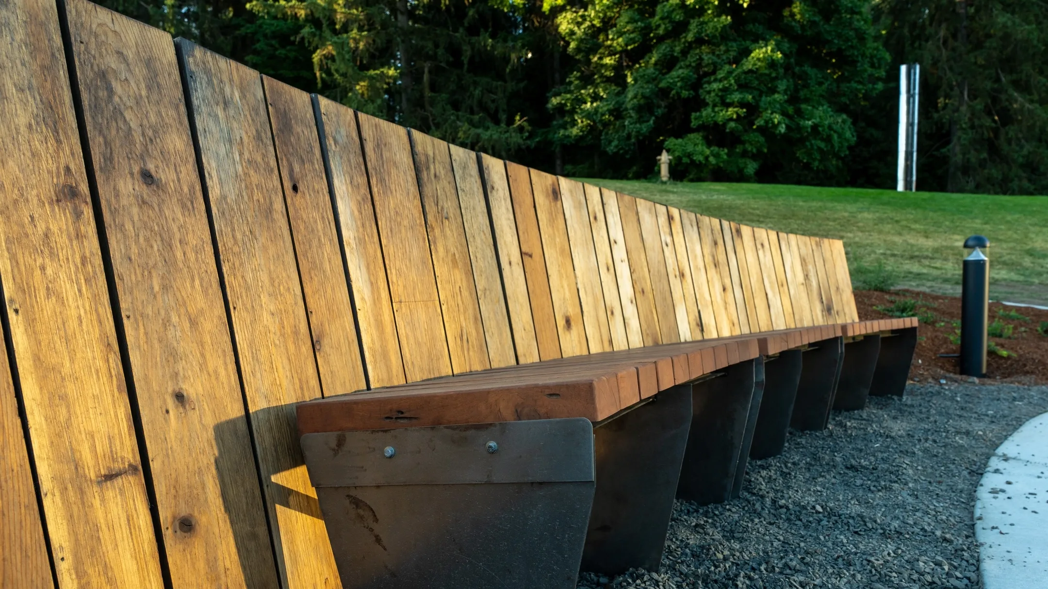 Construction of the Vandal Healing Garden on the University of Idaho Campus.