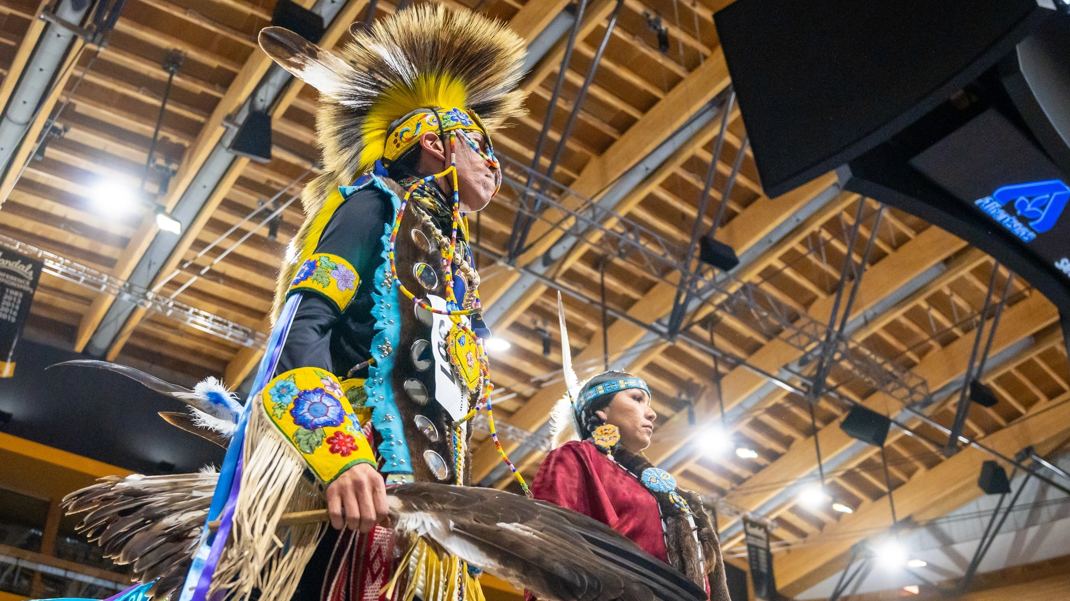 The Native American Student Center, in conjunction with the Native American Student Association and the University of Idaho, hosts the Tutxinmepu Powwow 2023 in the ICCU Arena.
