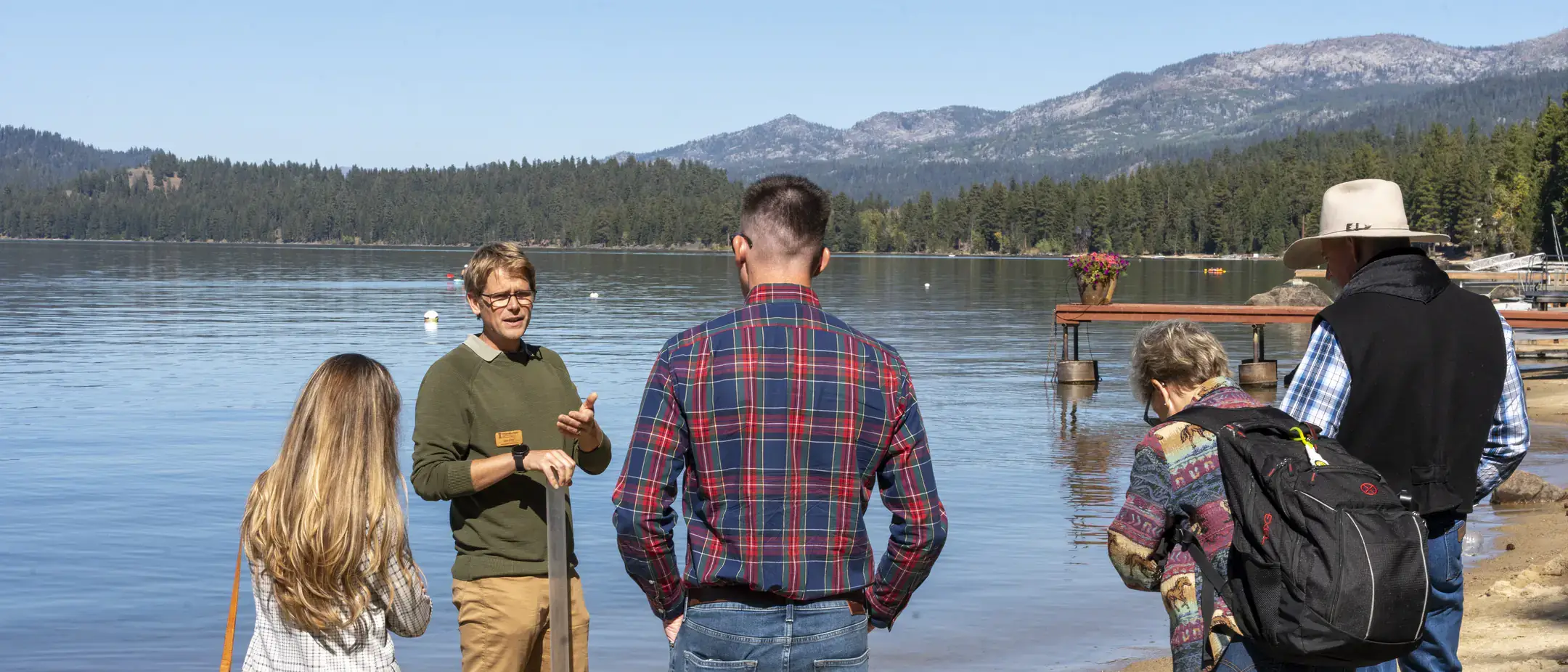 The University of Idaho President’s Tour, hosted by the CNR Advisory Board, at the McCall Outdoor Science School (MOSS) in McCall, ID on Wednesday, September 24, 2025.