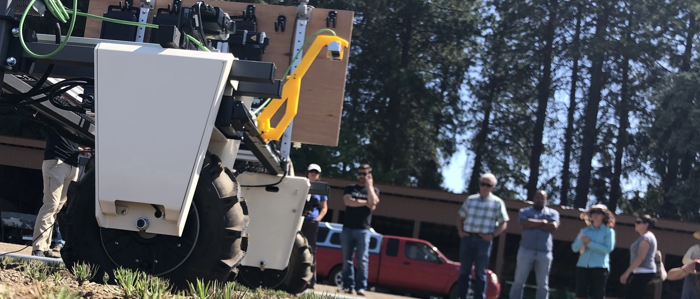 A team from the University of Idaho robotics program recently built a wheeled robot that uses electricity to kill weeds in US Forest Service nursery seedling beds in Coeur d'Alene, ID. The robot travels rows via a programmed route while following data to differentiate between seedlings and weeds. It uses a moveable arm and electricity to “zap” weeds, killing them with a more than 95% efficiency, reducing labor costs and the use of petrol chemicals.