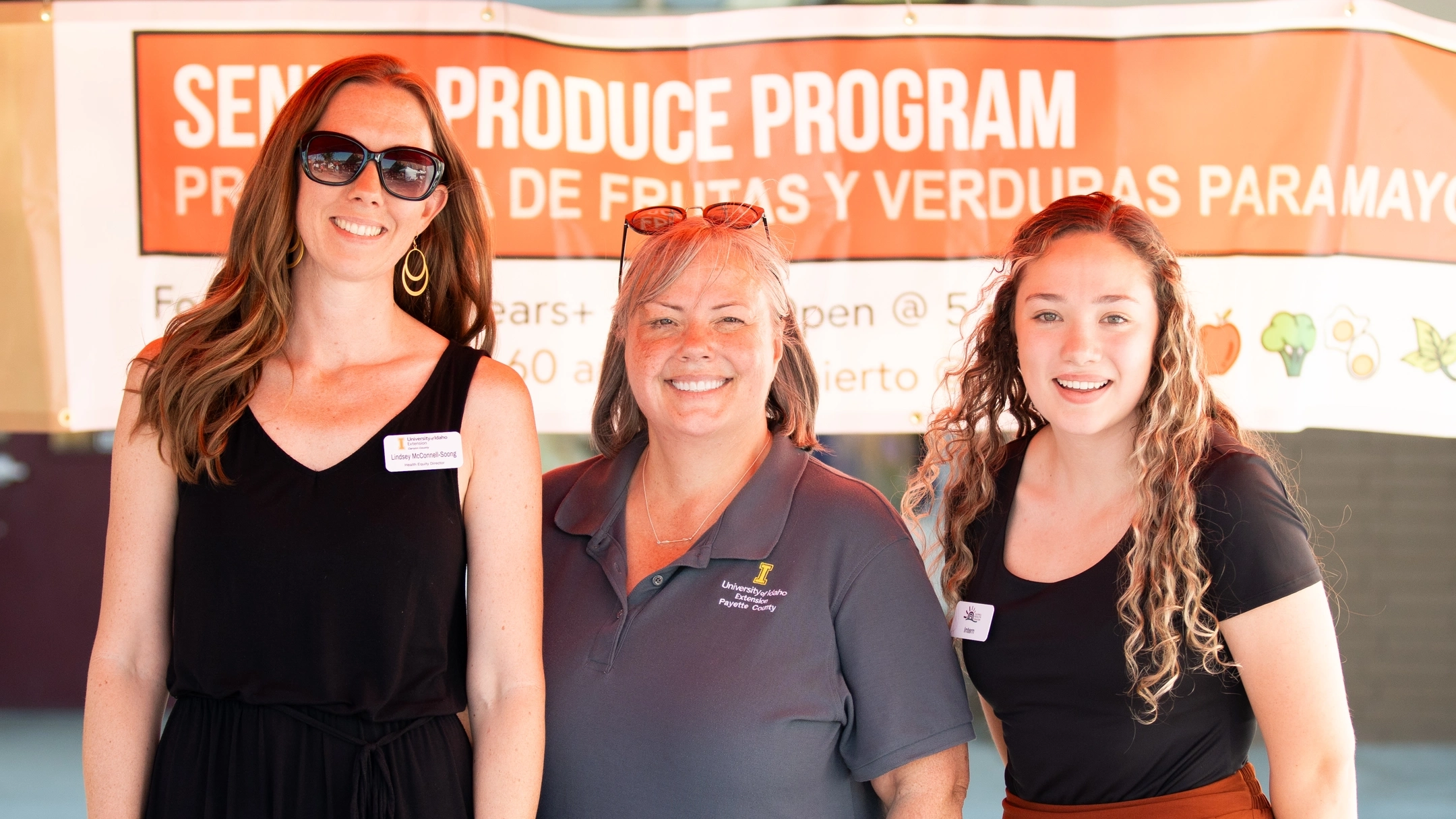 CALS Extension Senior Produce Program's Well Connected Communities grant project for Seniors 60 years and older. Seniors can take part in the program by visiting the weekly booth at Caldwell’s Farm to Fork Market.