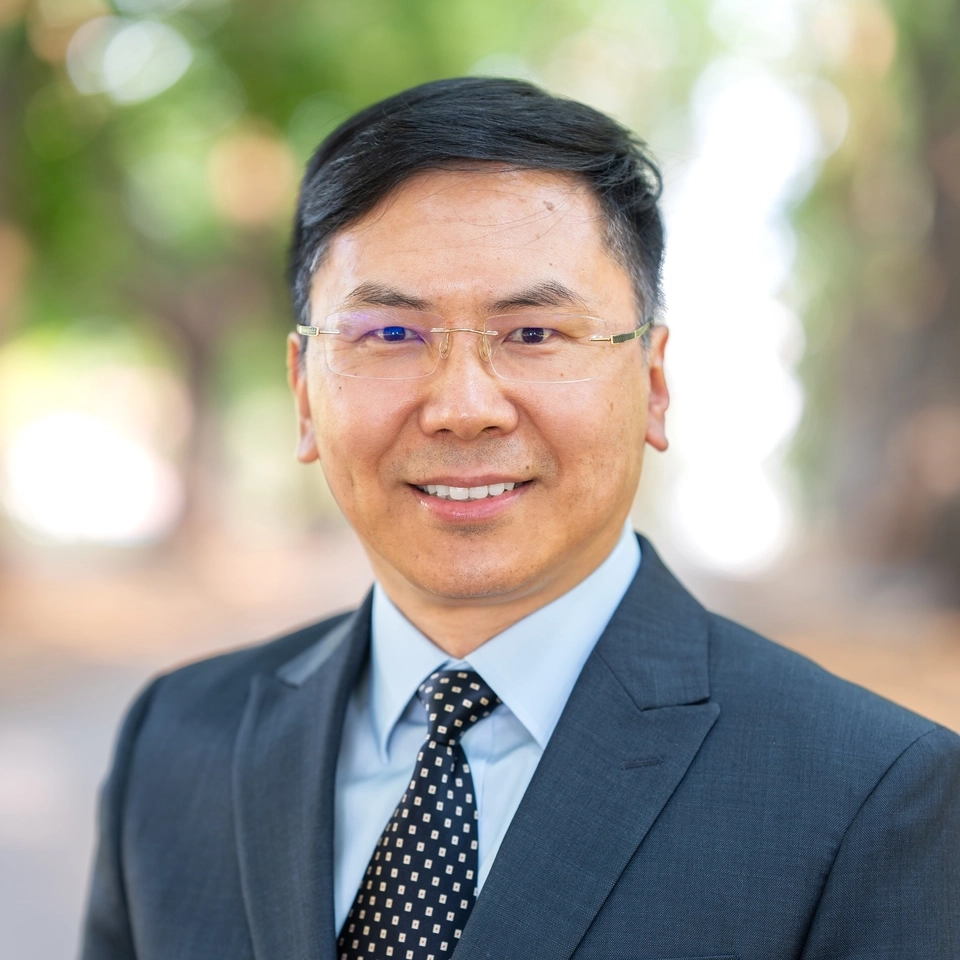 Portrait of Feng Li - Micron Endowed Chair in Microelectronics, NGeM director, FIB/SEM director, Department of Electrical and Computer Engineering; College of Engineering.