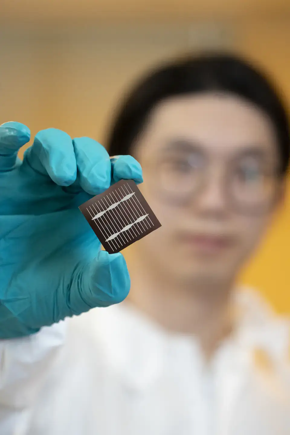 A group of electrical engineering seniors are developing a high-efficiency solar cell, an individual unit of a solar panel that converts sunlight to electricity, in the college’s state-of-the-art clean room. The solar cell will act as a tool to open access to undergraduate students interested in working in semiconductor manufacturing and in a clean room setting.