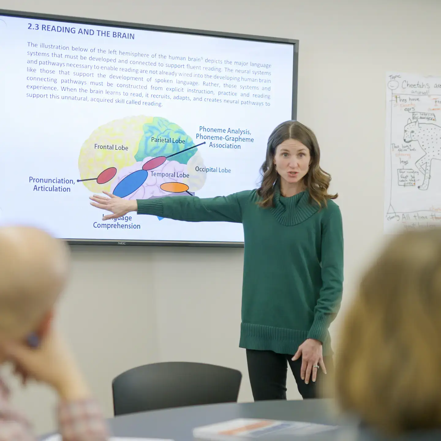 Brooke Blevins, dean of the College of Education Health and Human Sciences, and her team meet about the Vandal Early Literacy Symposium on Friday, February 24, 2026. Supported by the Garth and Frances Reid Literacy Initiative, the Vandal Early Literacy Symposium is a unique professional learning opportunity designed specifically for early literacy teachers. The three-day literacy symposium is focused on practical instructional strategies grounded in the Science of Reading research. All sessions are focused to help implement best literacy practices in the classroom. 