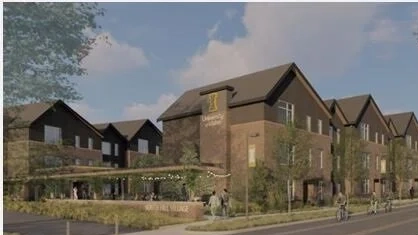 Renderings show what the new graduate and family housing on the South Hill at U of I could look like.