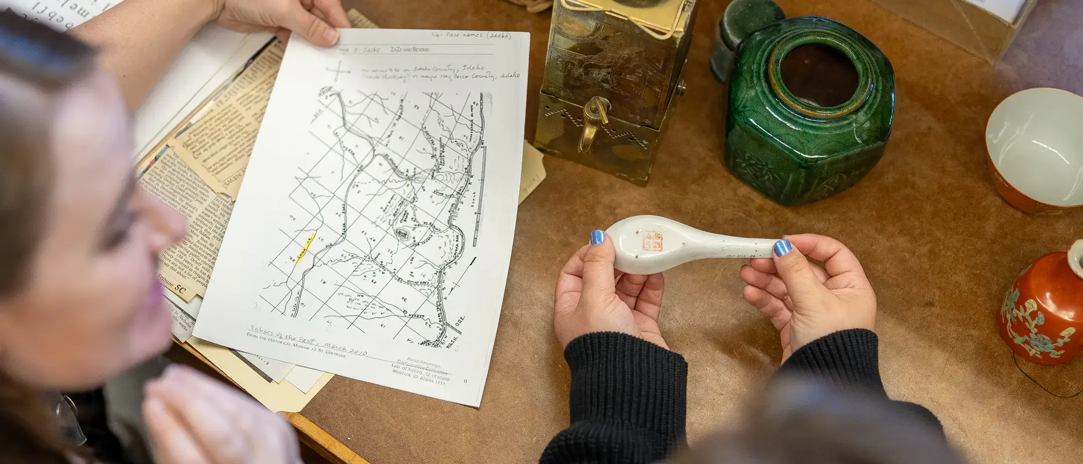 The Asian American Comparative Collection on Wednesday, August 20, 2025. The Asian American Comparative Collection is a unique resource containing artifacts, slides, and documentary materials essential for understanding Asian American archaeological sties, economic contributions, and cultural history. It is located in the Laboratory of Anthropology at the University of Idaho.