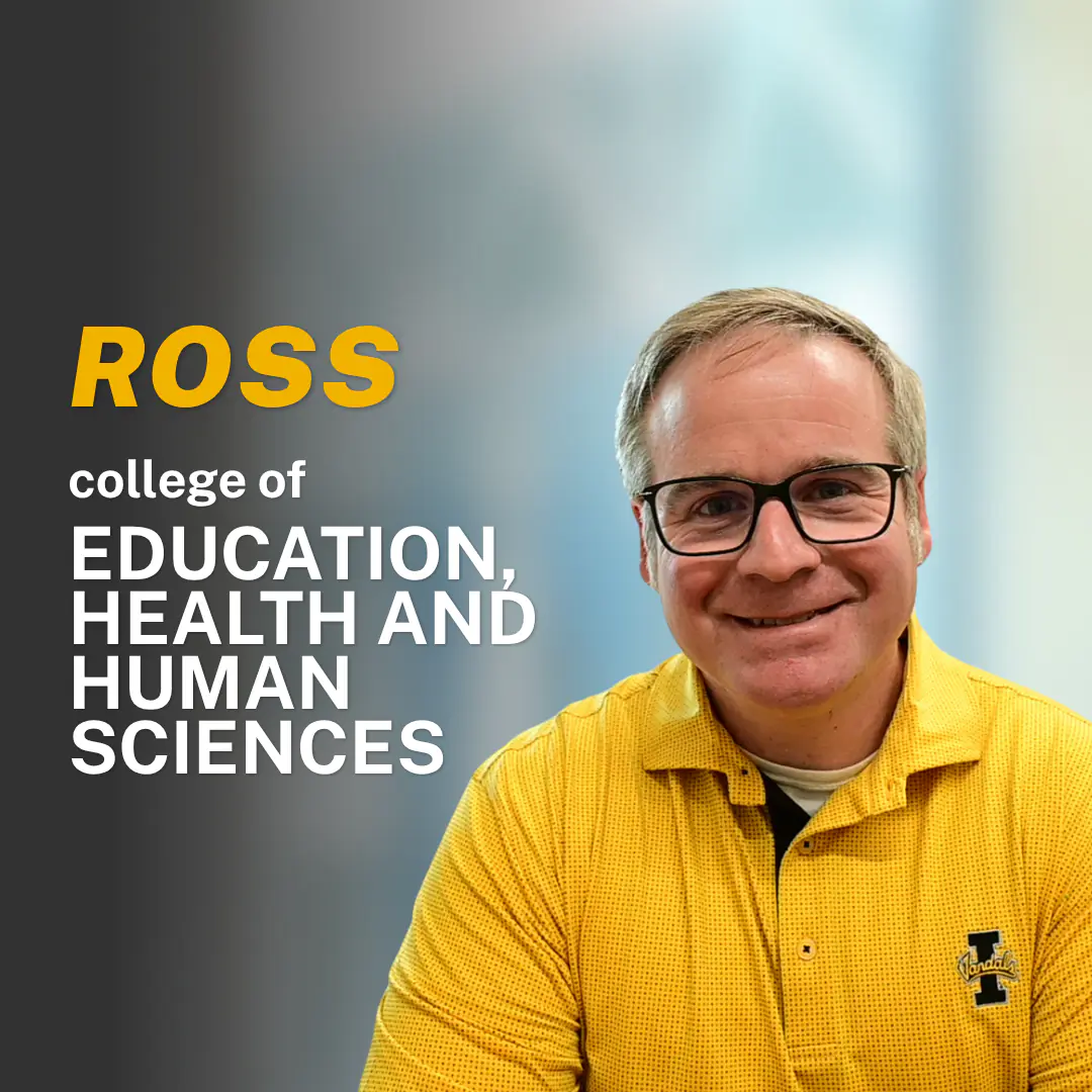 Meet the team: Ross Warren, helping College of Education Health and Human Sciences students.