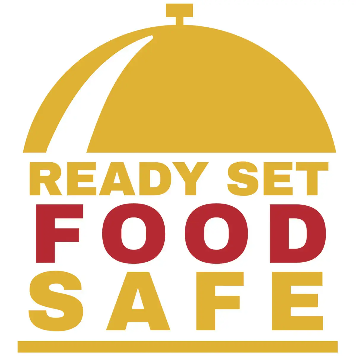Ready, Set, Food Safe graphic logo