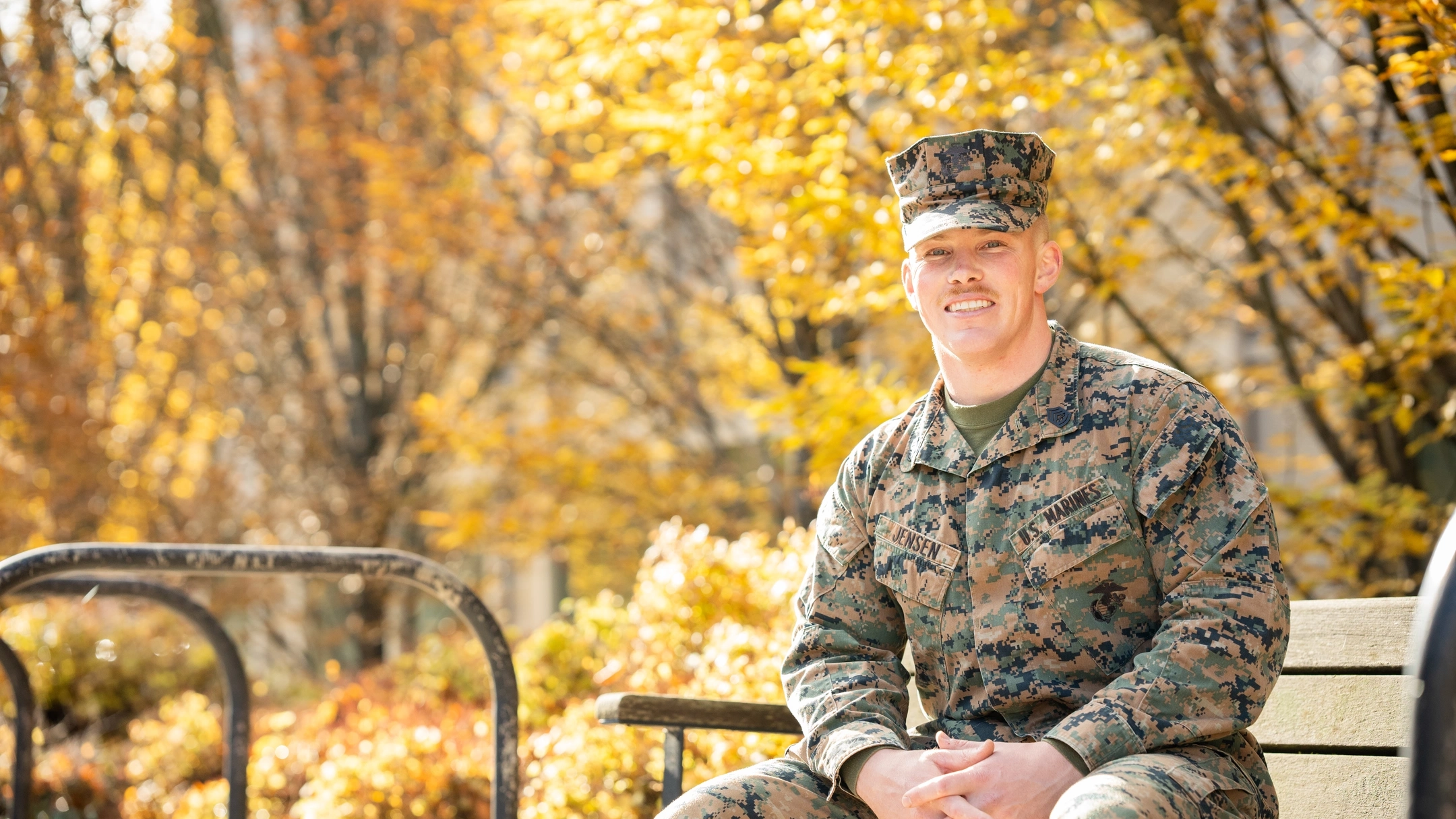 Zach Jensen a Business and Economics major from Spokane will earn his commission as a second lieutenant after graduating Fall '23 from  the University of Idaho