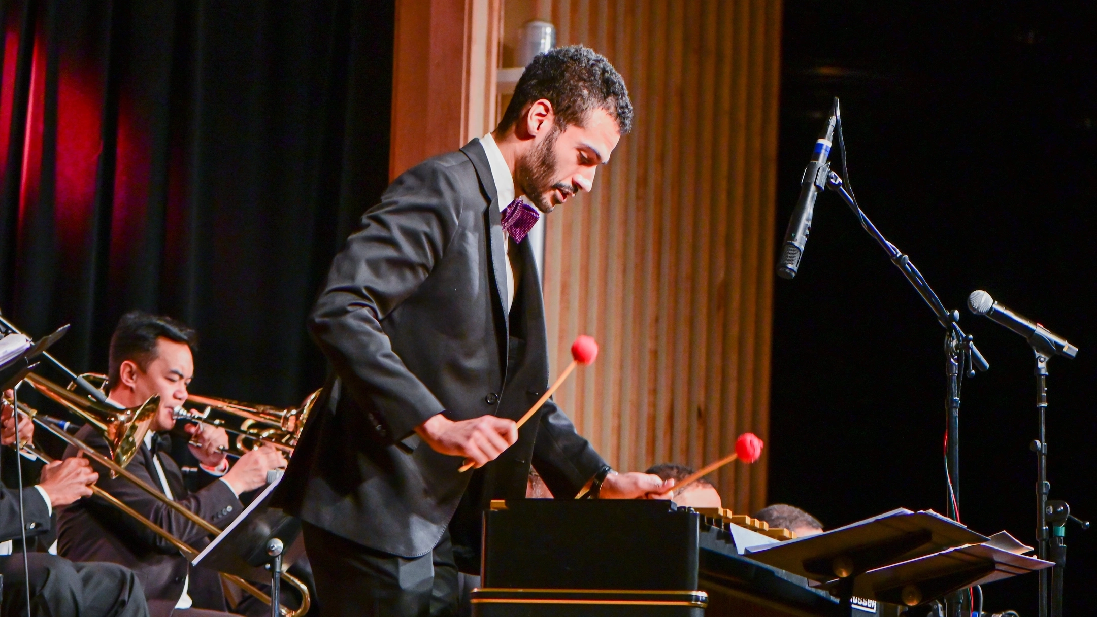Lionel Hampton Jazz Festival Friday night concert with Lionel Hampton Big Band featuring Joseph Doubleday