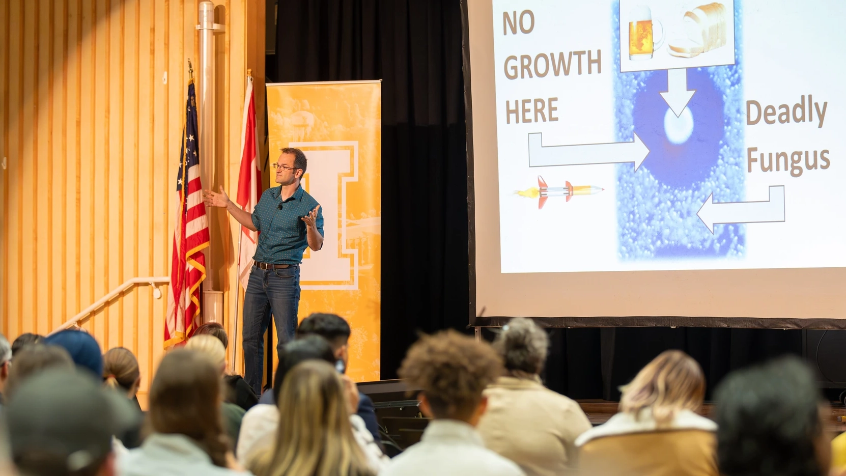 POP Talks 2024 showcases University of Idaho research through engaging, bite-sized presentations in the Bruce M. Pitman Center International Ballroom.
