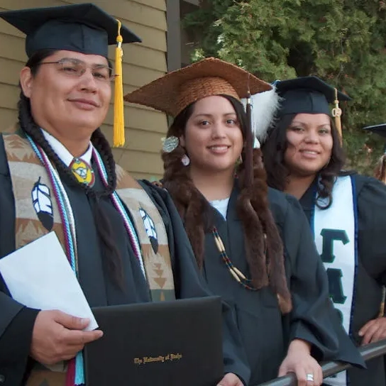 2009 Graduates: James Holt, Yolanda Pagaduan, Loretta Spaulding, and Donella Miller