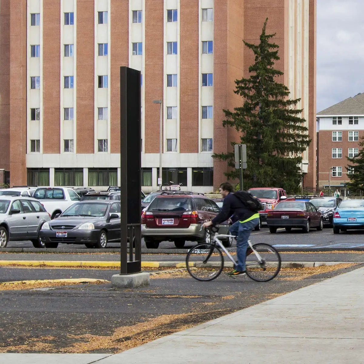 Theophilus Tower parking lot