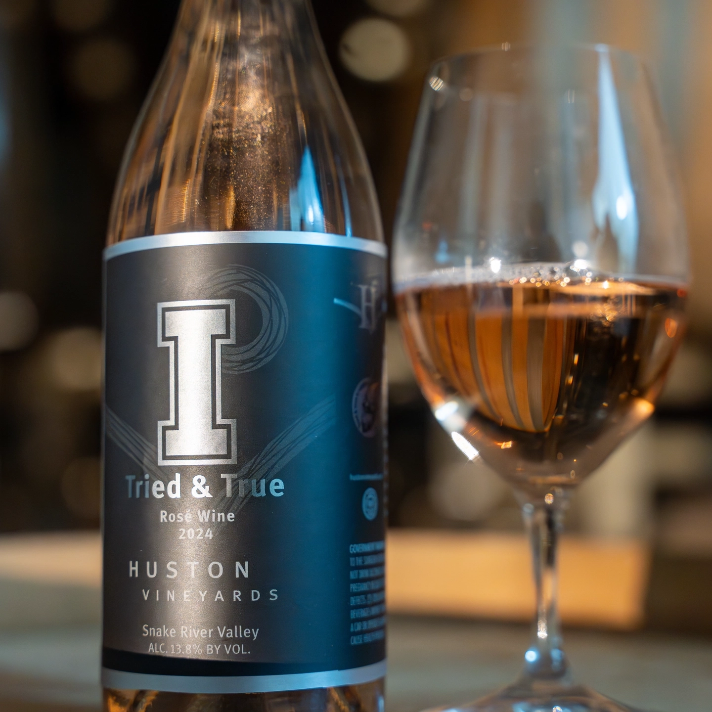 Huston Vineyards, in Caldwell, ID, is pictured Monday, April 28, 2025. Huston is releasing their Vandal wines on May 31, including the Silver &amp; Gold White, Tried &amp; True Rosé, as well as the Brave &amp; Bold Red.
