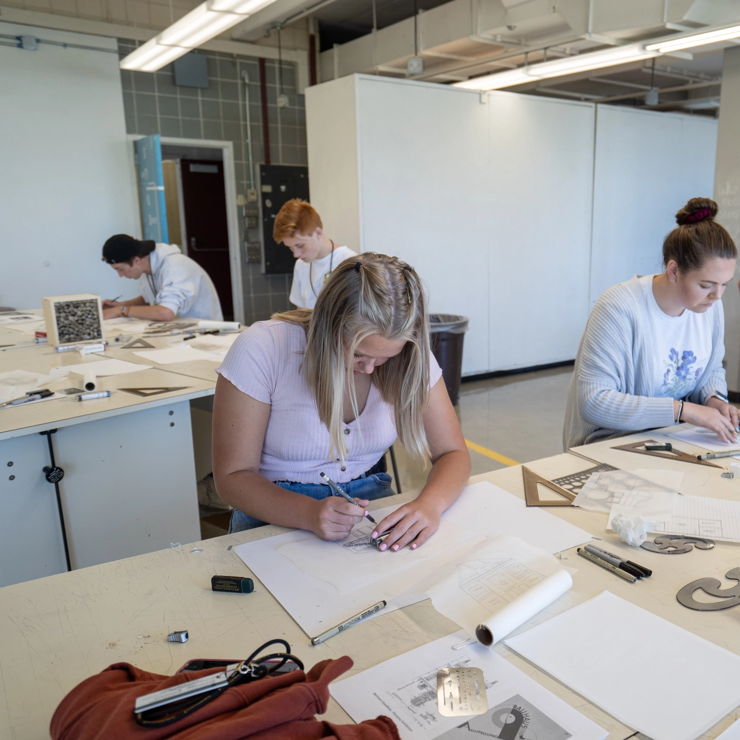 High School students participate in College of Art and Architecture summer design days 2019