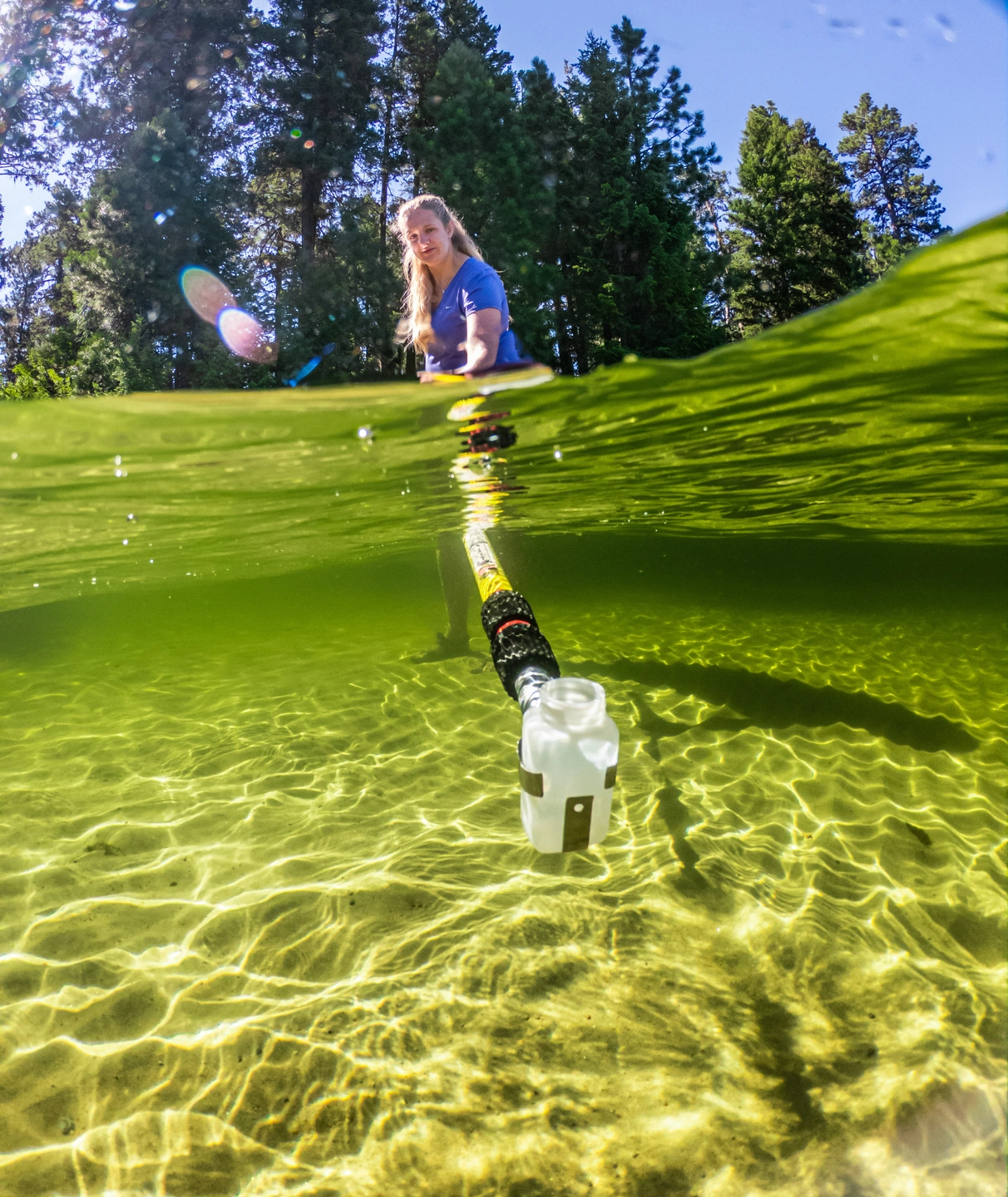 College of Natural Resources water study at McCall Outdoor Science School McCall Idaho