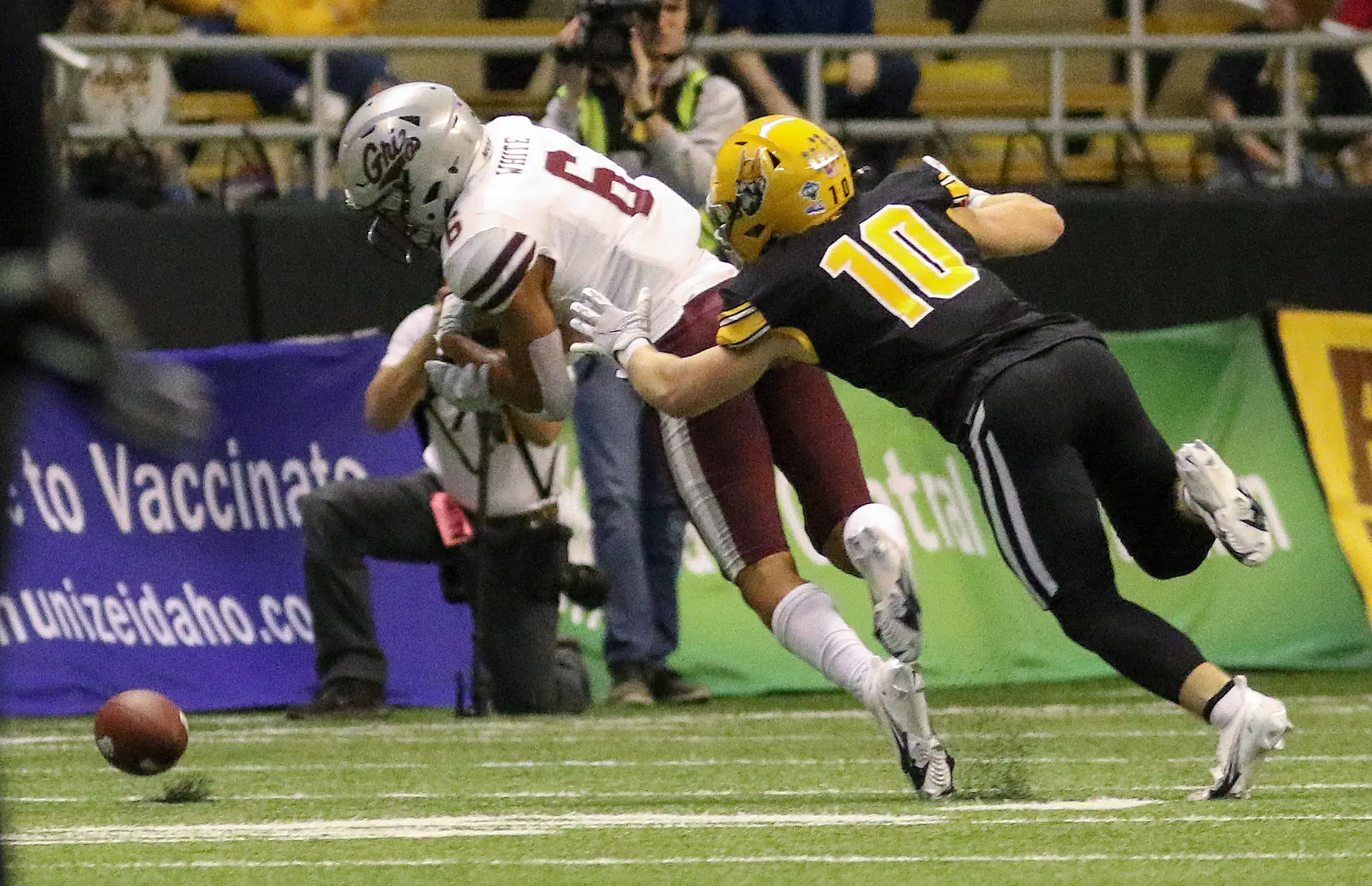 The Vandals take on the Montana State Grizzlies at the Kibbie Dome