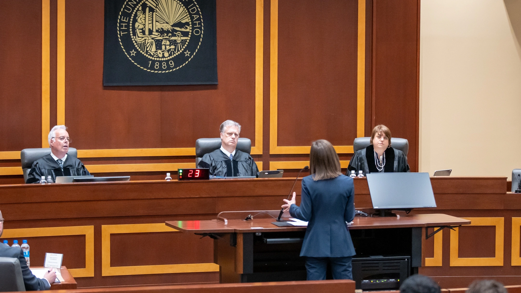 The 9th Circuit took arguments in our Moscow courtroom from two current students.