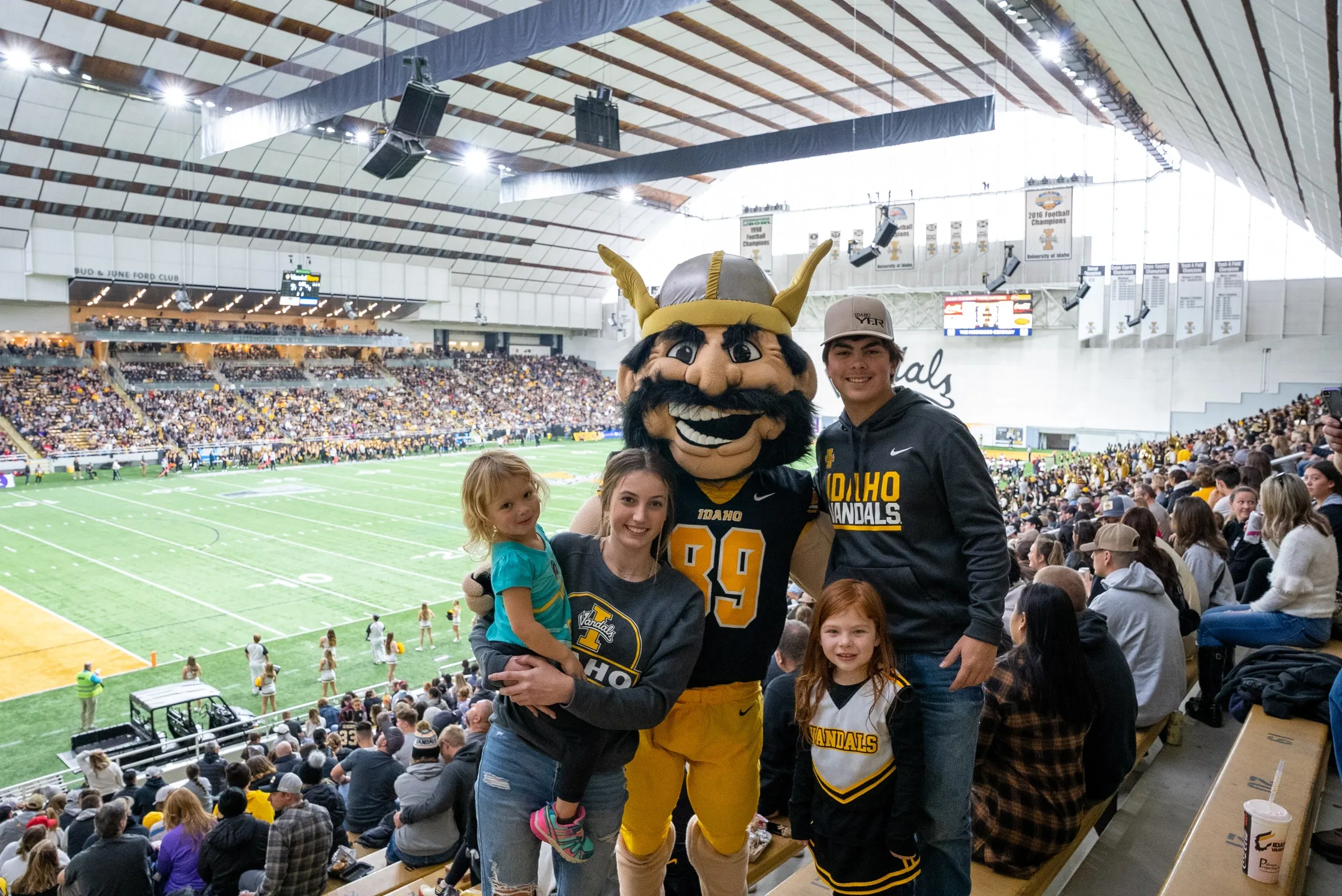 University of Idaho Vandal football versus Eastern Washington in the Kibbie Dome, November 5th, 2022.