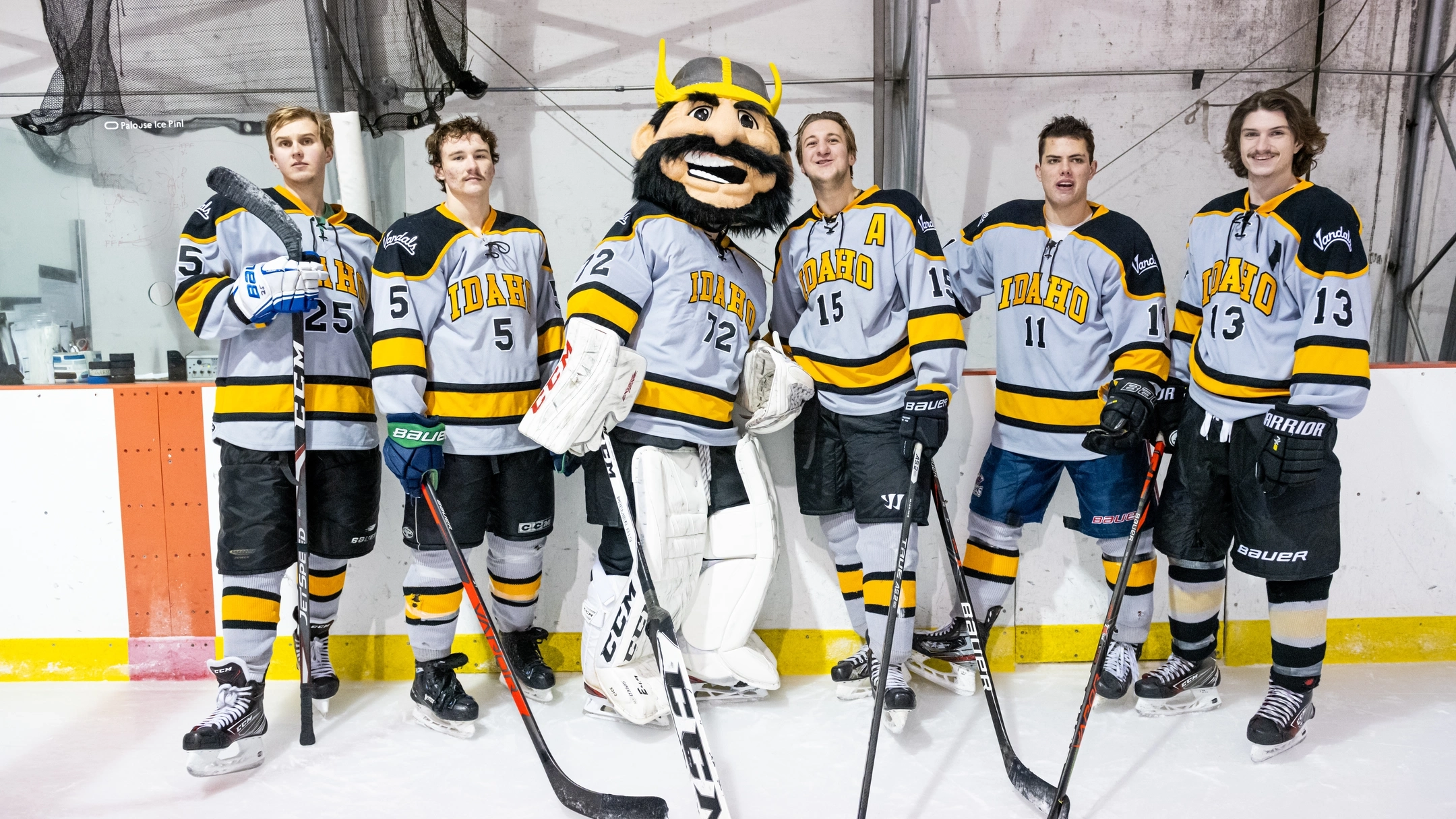 Joe Vandal and the Vandal Men's Ice Hockey Club have some holiday fun