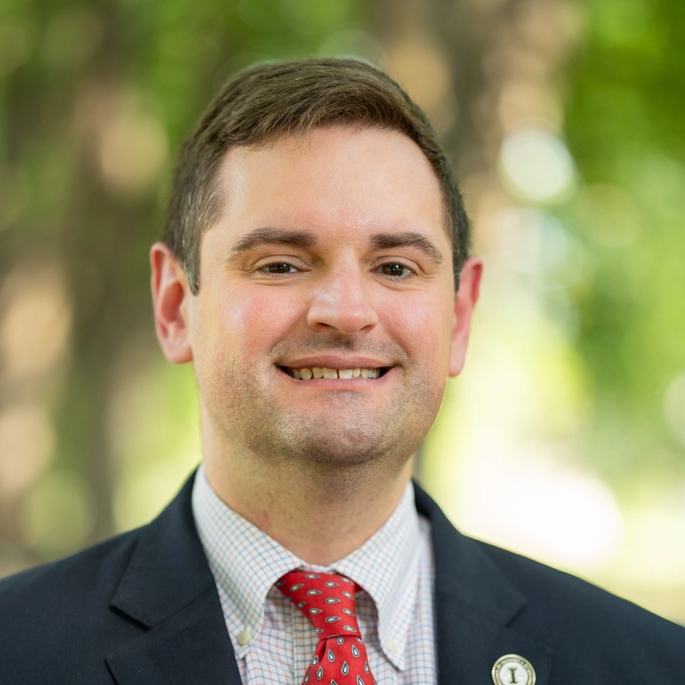 Portrait of Andrew Anglin - instructor of marketing, Business Department; College of Business and Economics.