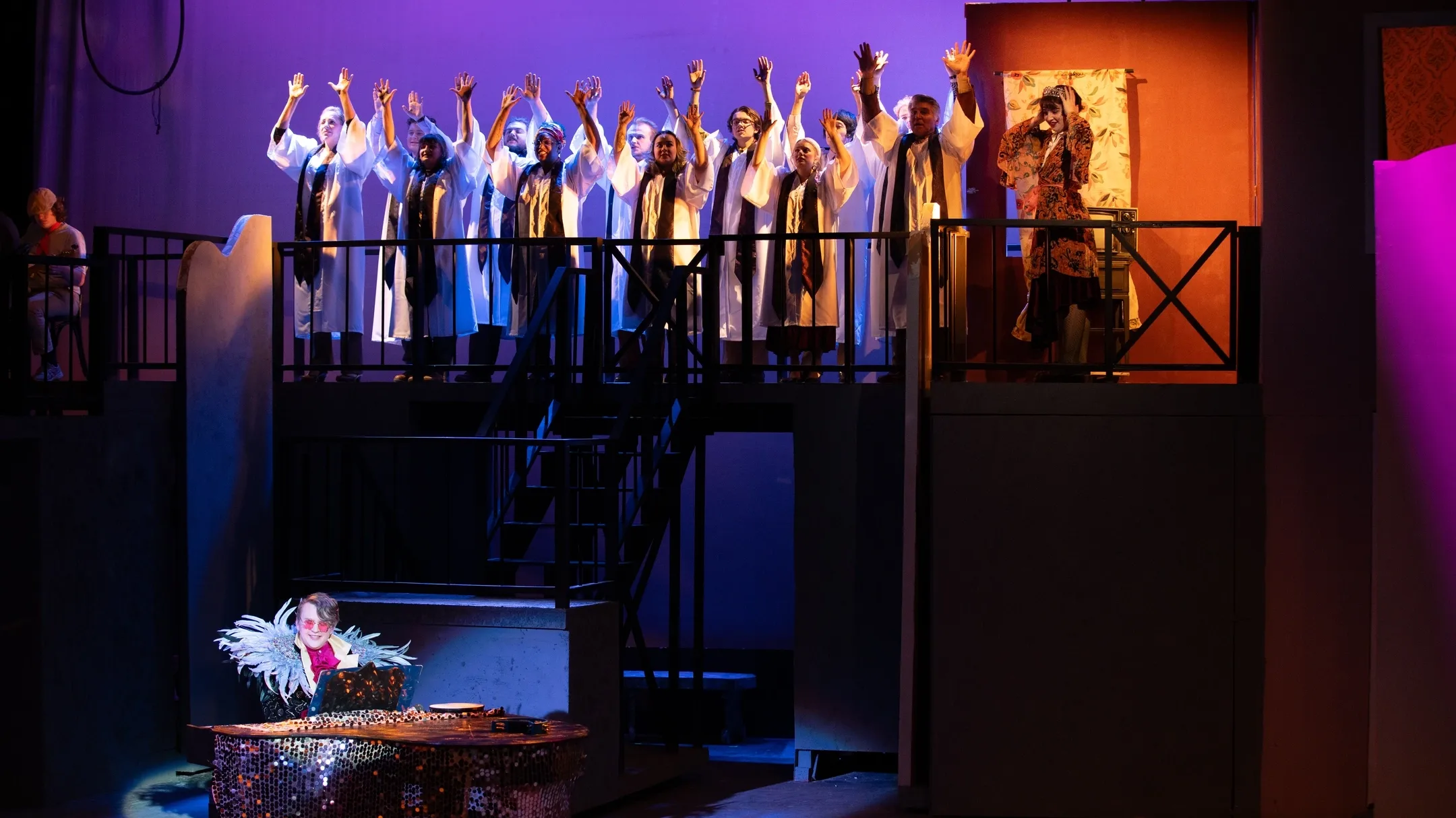 Theater arts performance of Amelie, an enchanting and captivating musical that explores themes of self-discovery, friendship and the transformative power of dreams.