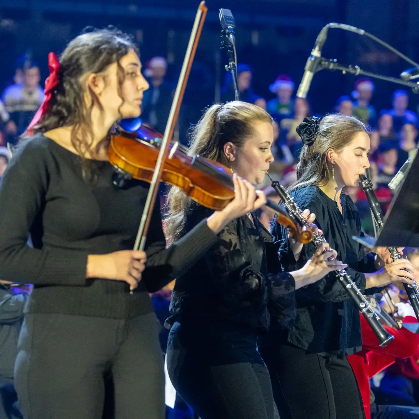 The Lionel Hampton School of Music’s annual Holiday Concert on Thursday, December 11, 2025 at ICCU Arena.