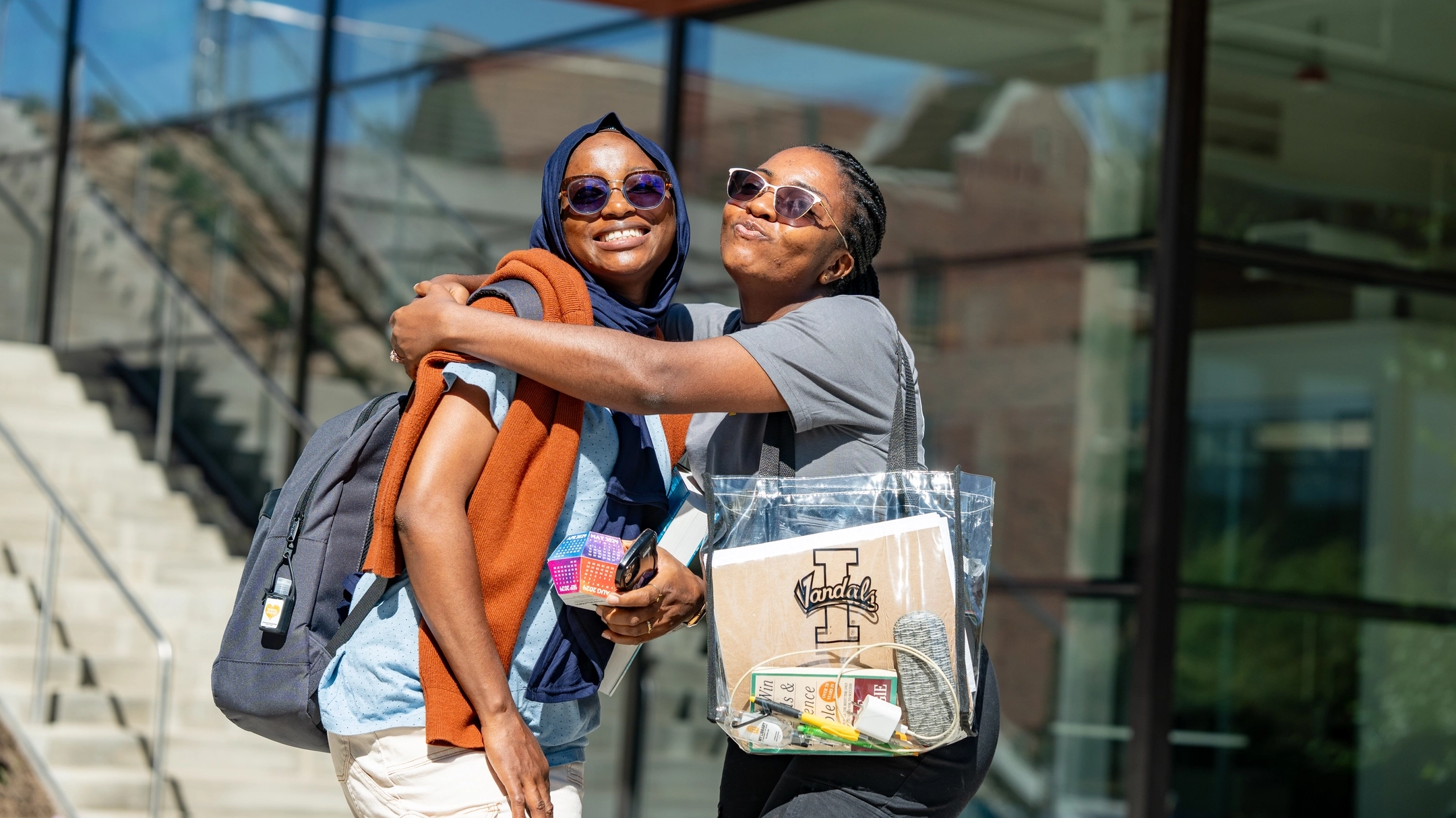 Photos of students and campus scenes on Monday, August 19, 2024 during the first day of classes for the fall semester.