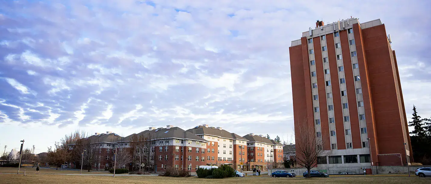 Housing buildings on Moscow campus