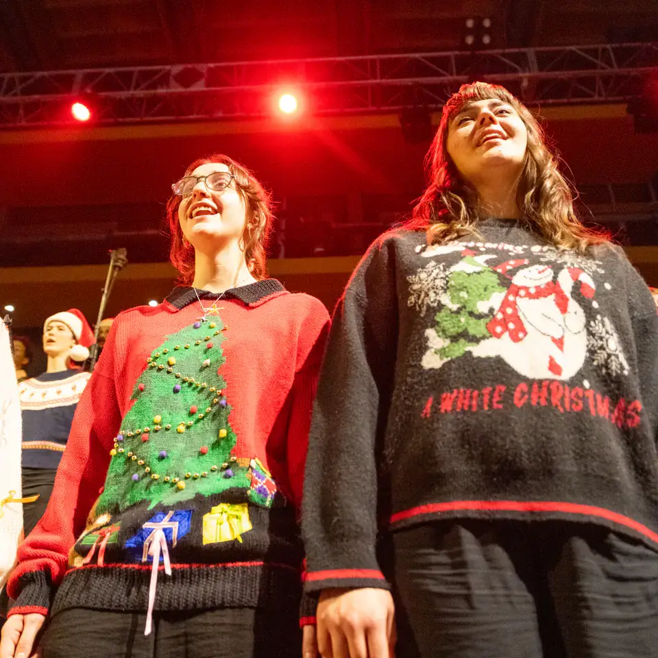The Lionel Hampton School of Music’s annual Holiday Concert on Thursday, December 11, 2025 at ICCU Arena.