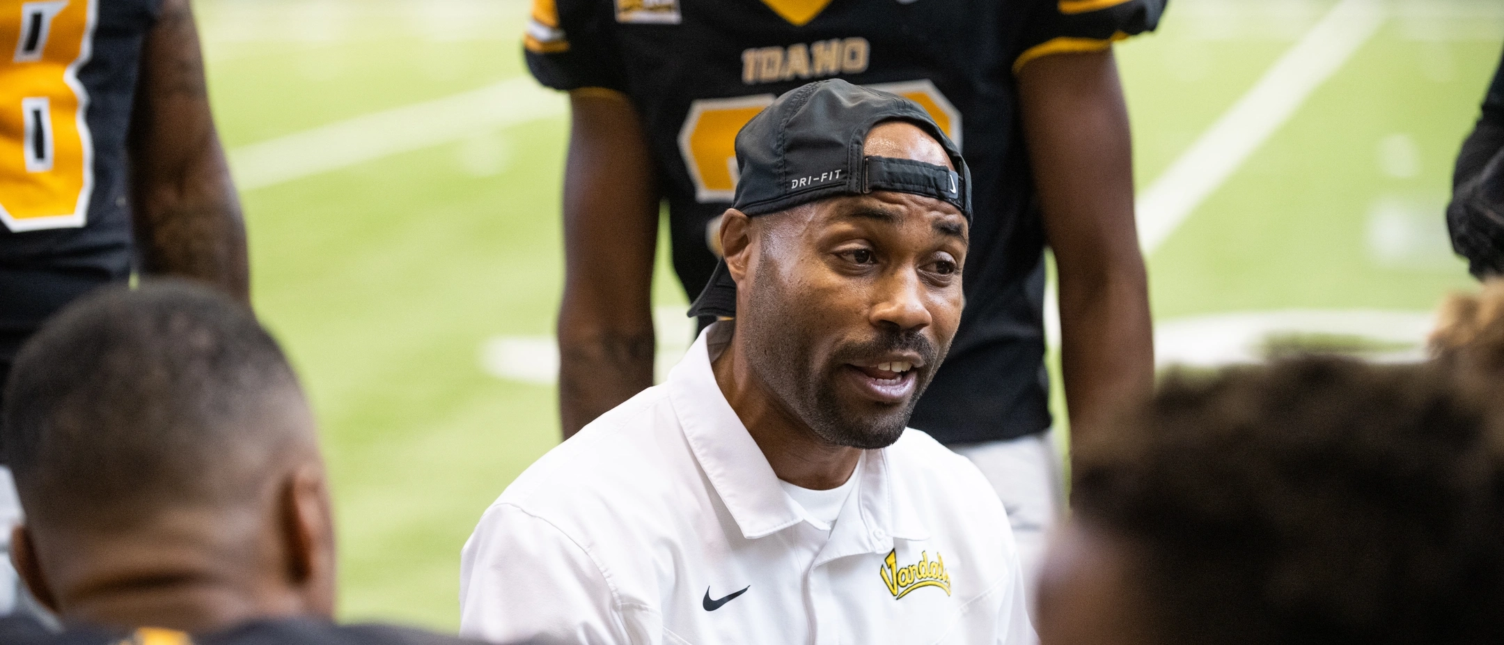 The Vandals take on the Northern Arizona Lumberjacks at the Kibbie Dome