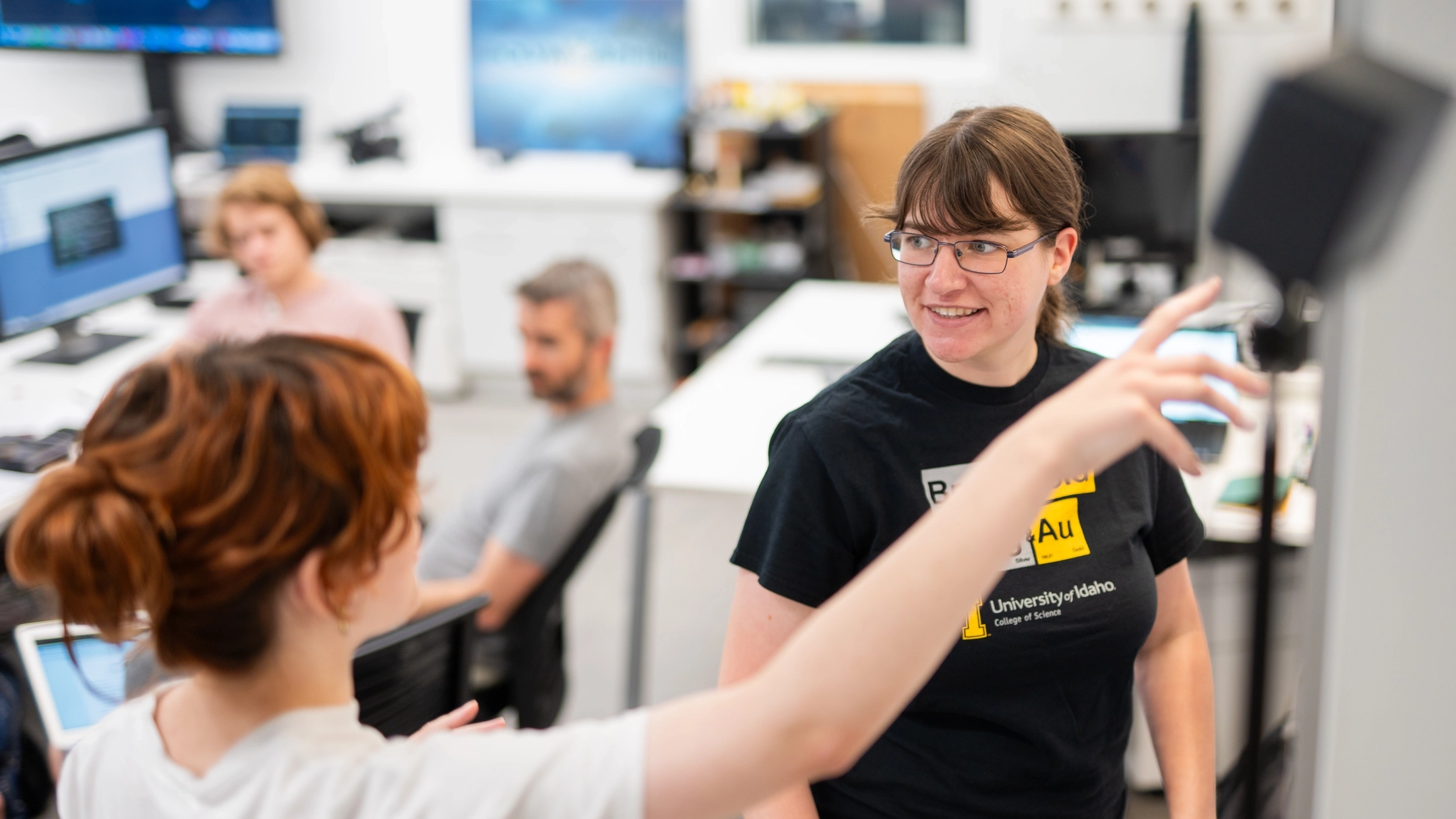 Polymorphic Games Studio: Undergraduate-led team creating games with evolving creatures that adapt to your strategy in the Integrated Research and Innovation Center.