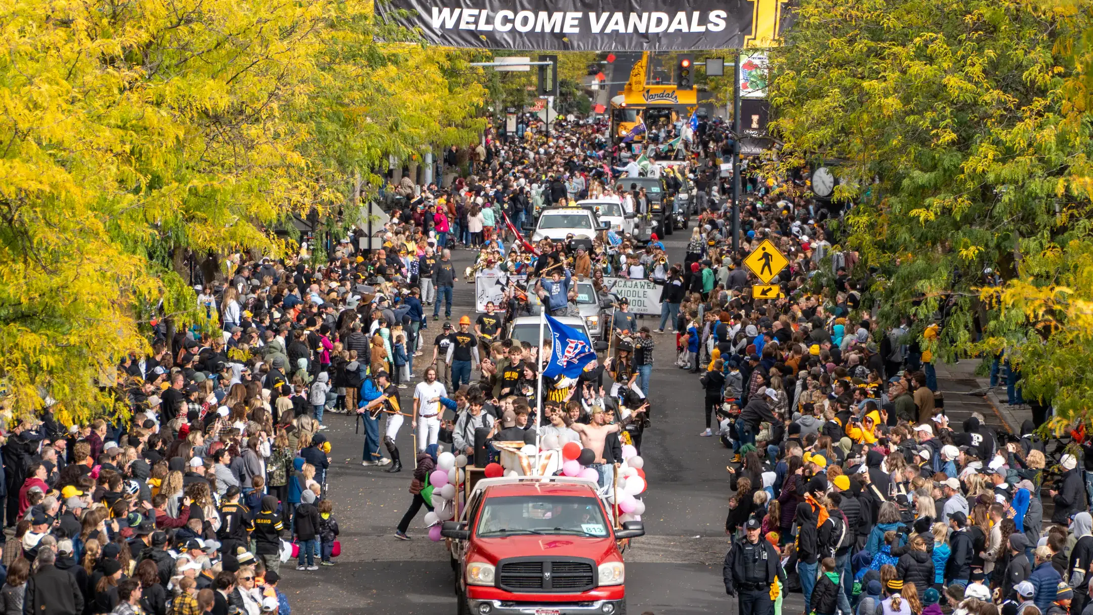 2025 Homecoming Week activities. The Homecoming Parade is held on Main Street in downtown Moscow on Saturday, October 11, 2025. This year’s homecoming theme selected by students is “Holla Back!”, a throwback to the year 2000.