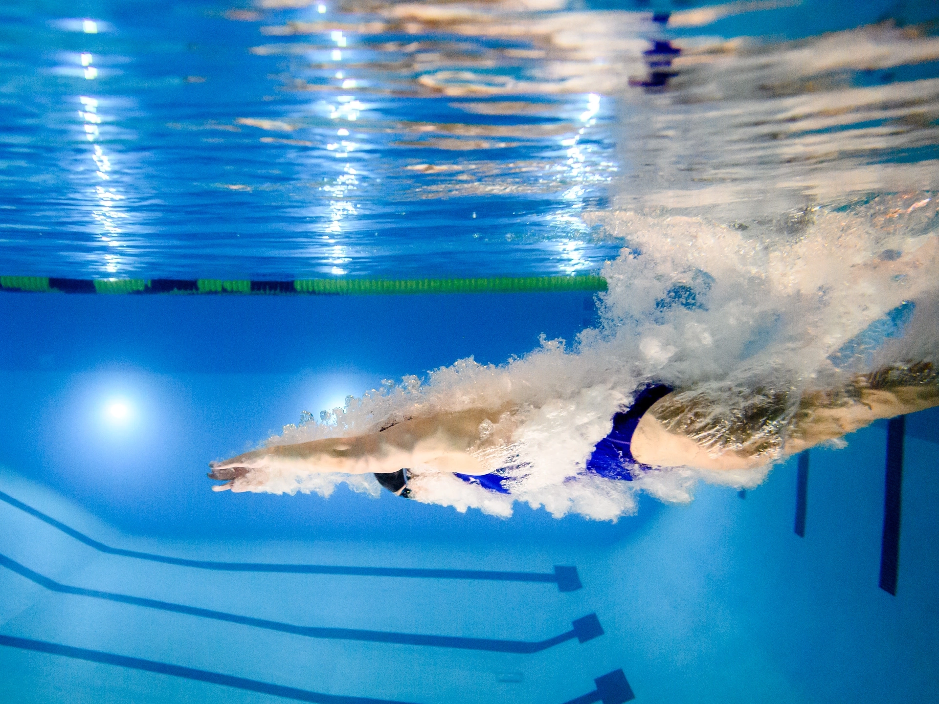 Diver at the Univeristy of Idaho swimer center