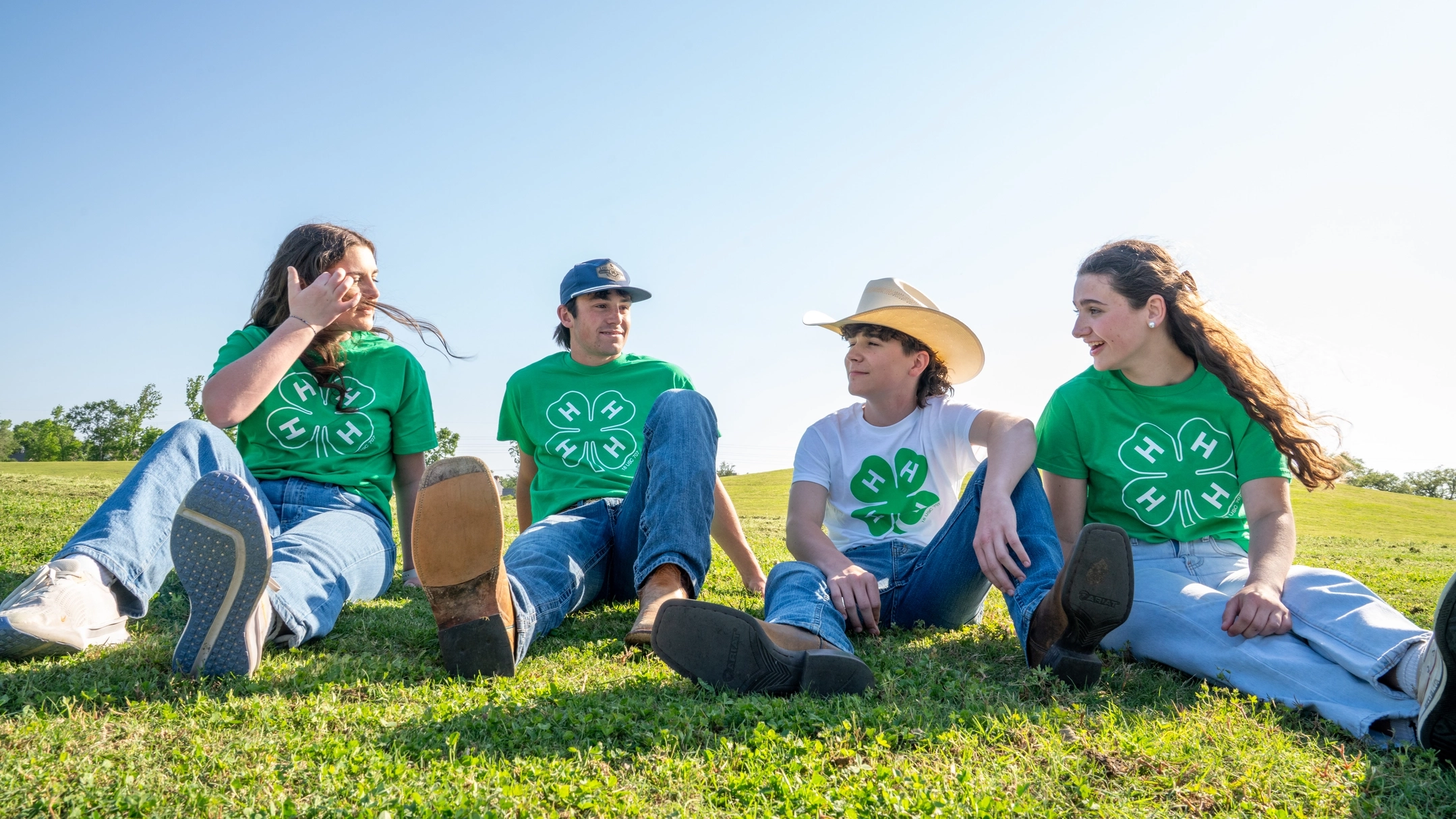 4-H youth doing activities files for website