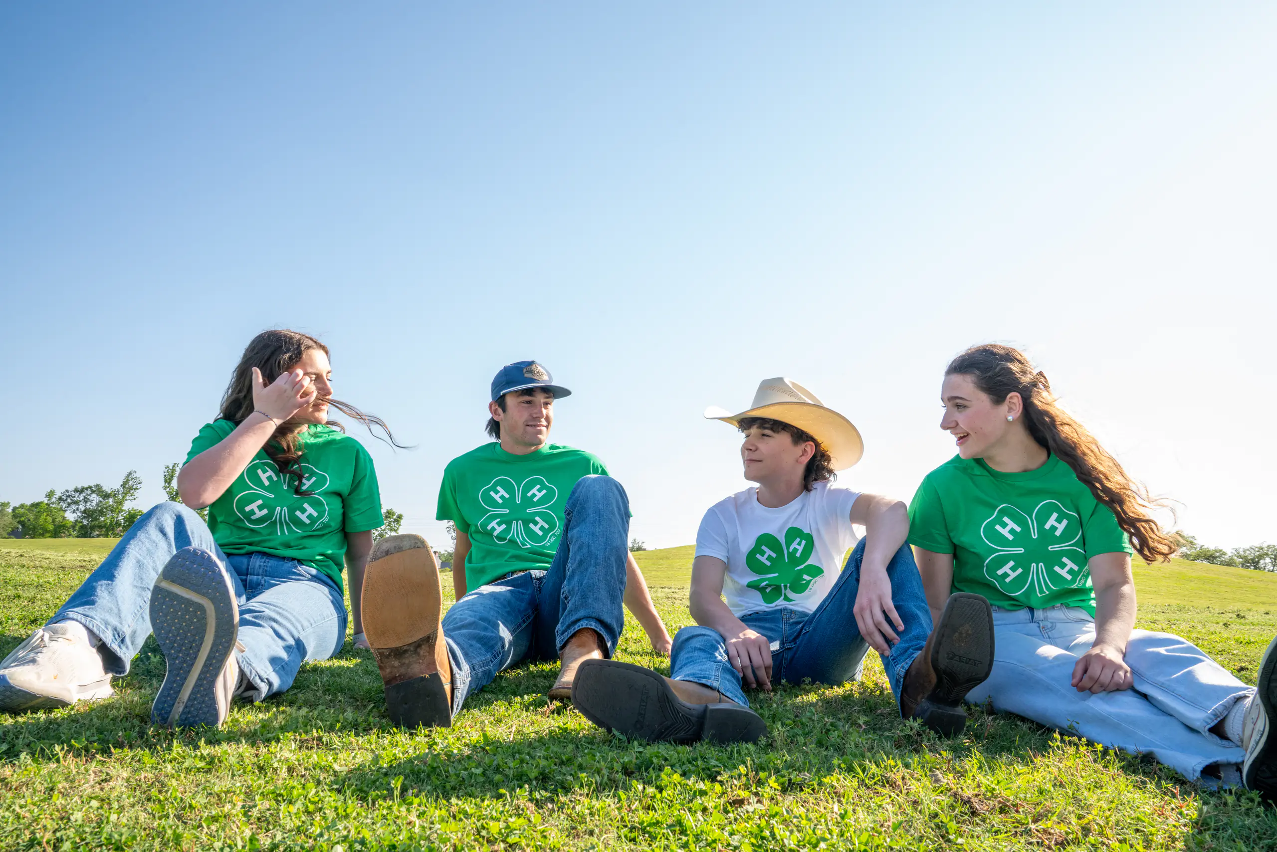4-H youth doing activities files for website