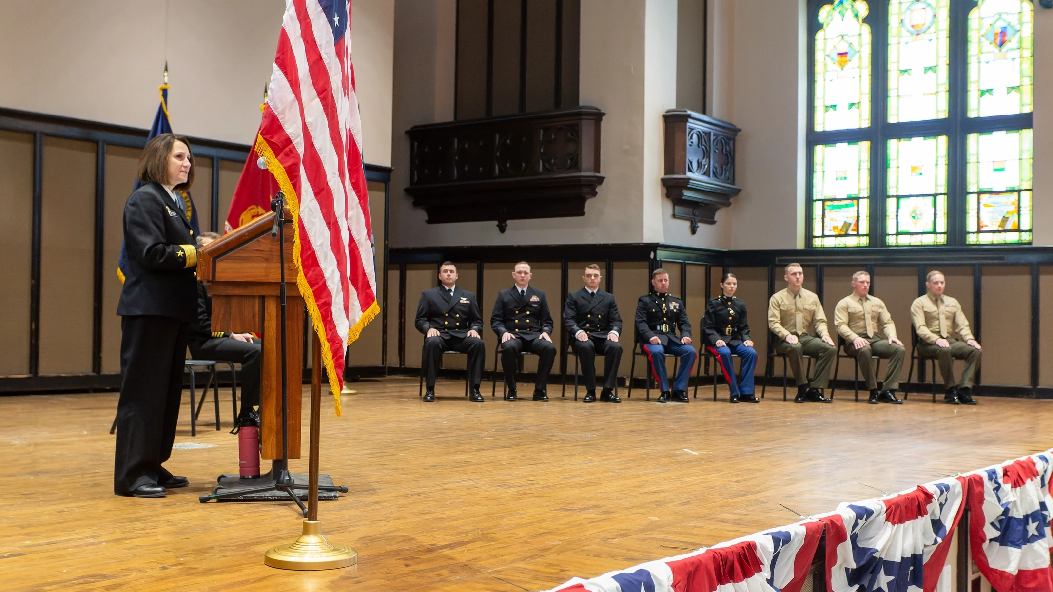 NROTC Fall Commissioning Ceremony in the Administration Building Auditorium December 8th, 2023.